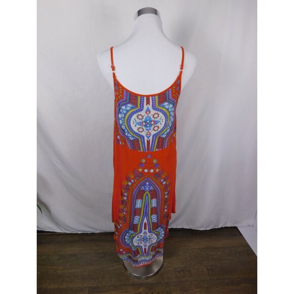World Market S/M Boho Tribal Sleeveless Dress Rayon - Picture 4 of 14